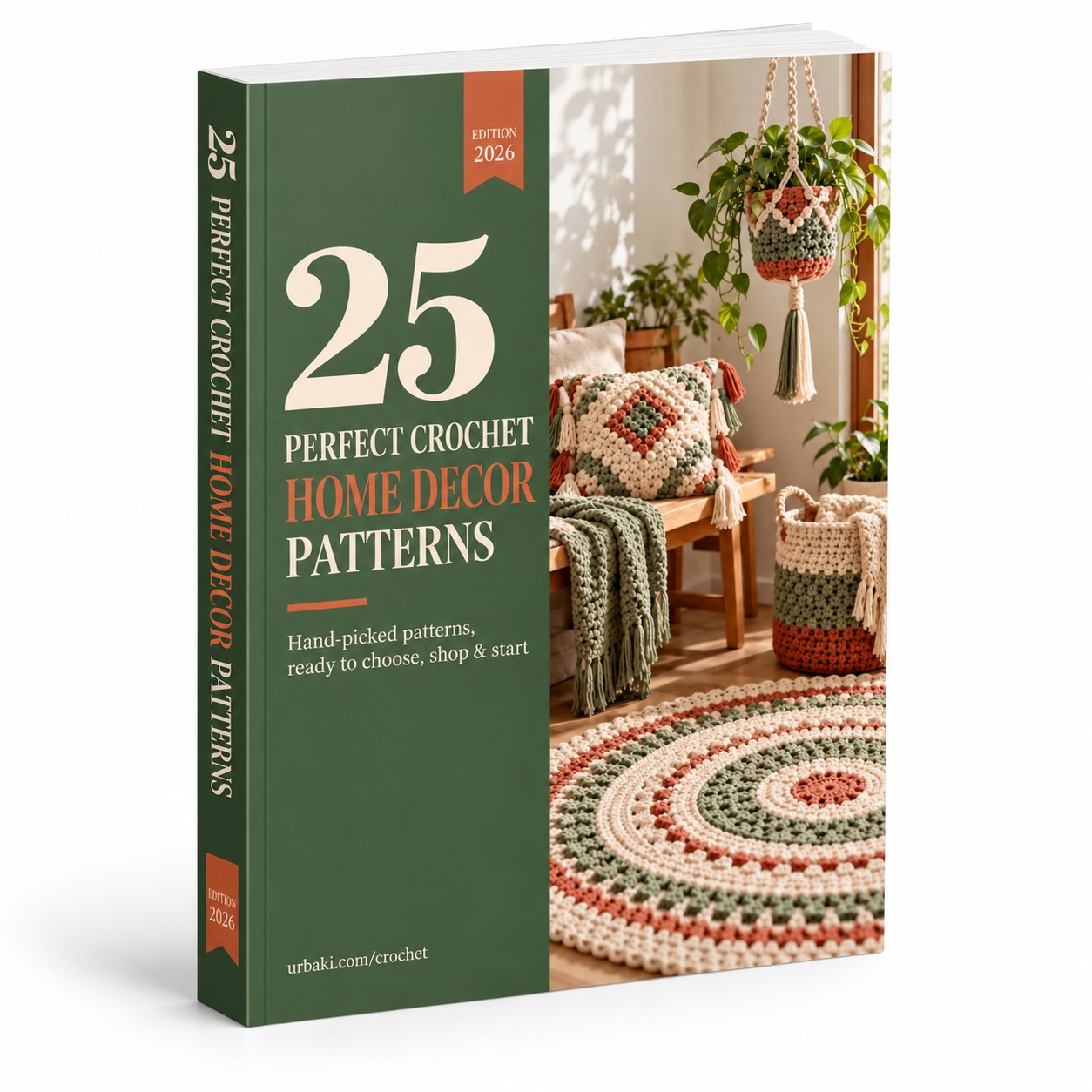 25 Perfect Crochet Patterns to Decorate Your Home ebook
