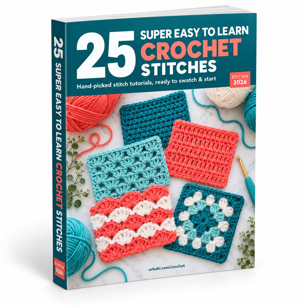25 Super Easy to Learn Crochet Stitches ebook