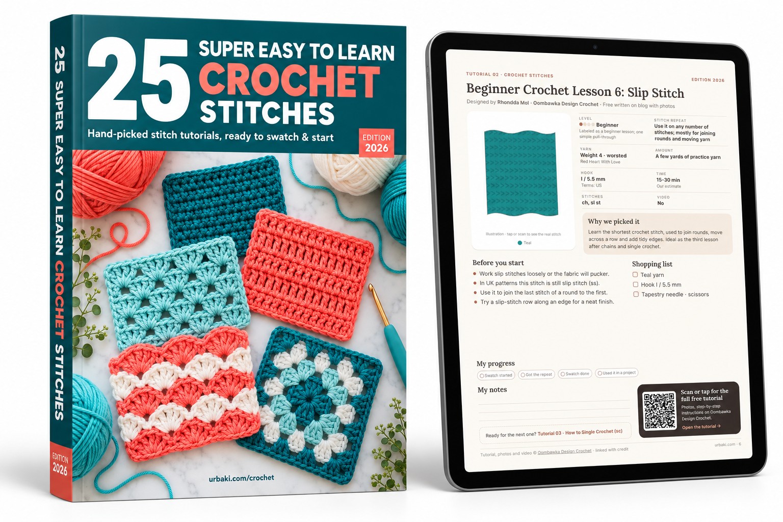 Inside 25 Super Easy to Learn Crochet Stitches, Edition 2026