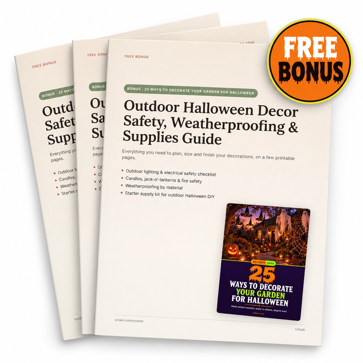 Bonus: Outdoor Halloween Decor Safety, Weatherproofing & Supplies Guide