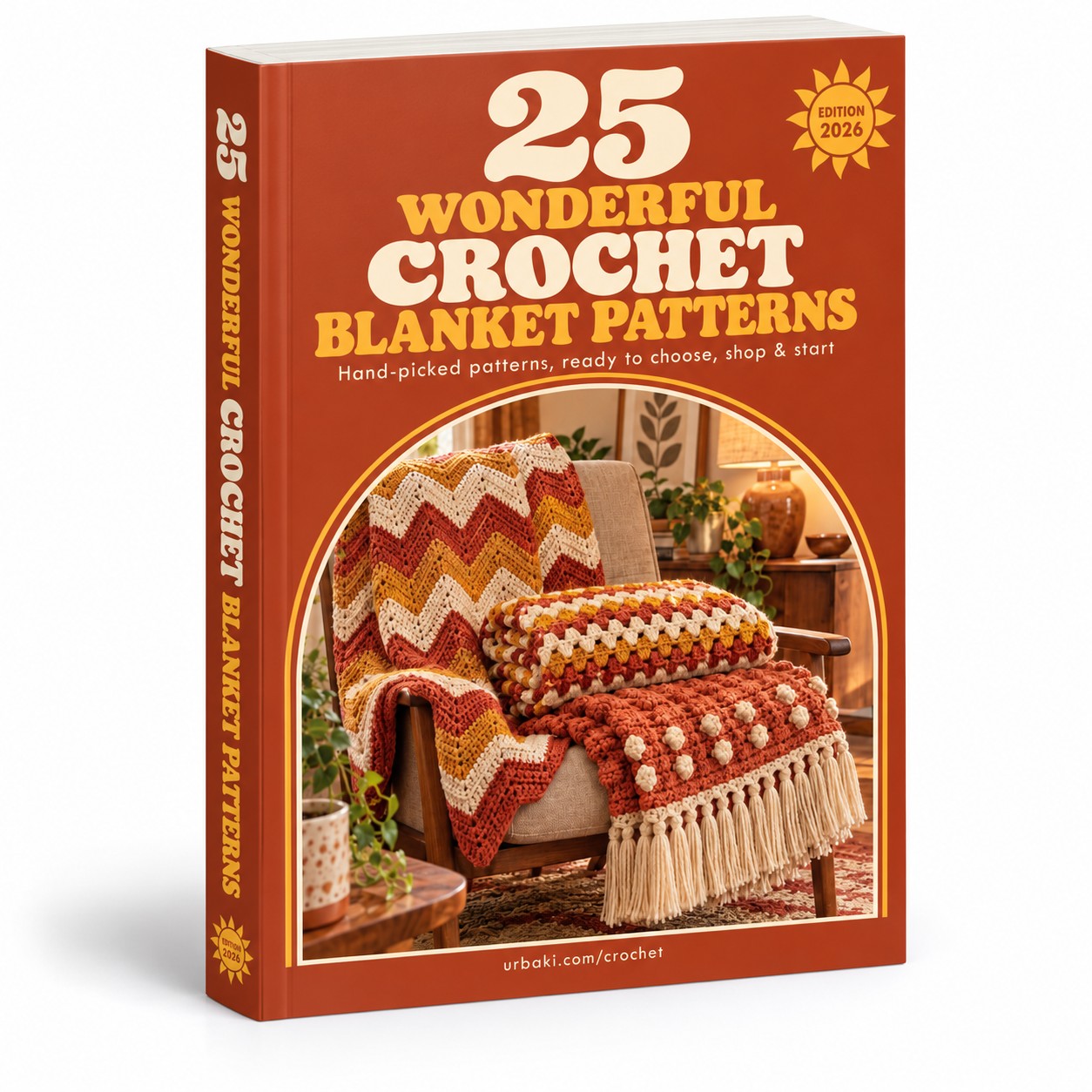 25 Wonderful Crochet Blanket Patterns ebook