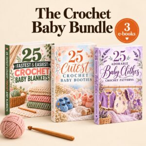 The Crochet Baby Bundle: three crochet e-books for baby blankets, baby booties and baby clothes